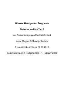 Disease Management Programm Diabetes mellitus