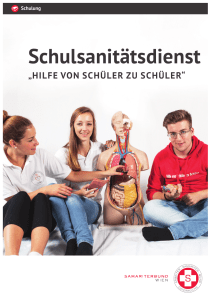 Schulsanitätsdienst - Arbeiter-Samariter