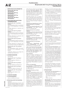 Morphinsulfat AbZ 10 mg / 30 mg / 60 mg / 100 mg Retardtabletten