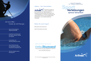 Arthrex ACP - Chirurgie am See in Pfäffikon, Chirurg, Operation