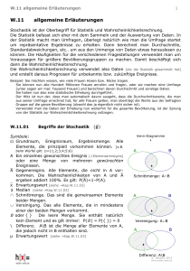 W.11 allgemeine Erläuterungen - Mathe
