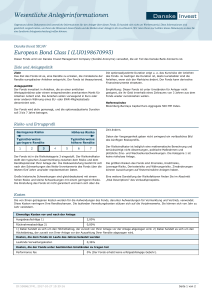 Key Investor Document