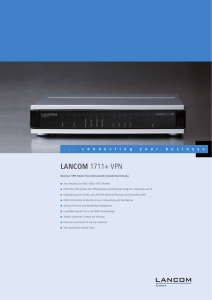 lancom 1711+ vpn