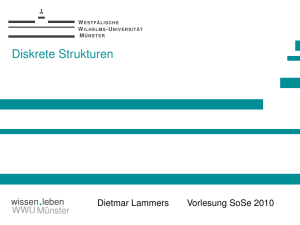 Diskrete Strukturen - Universität Münster