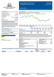 Templeton Africa Fund - A (acc) USD - Fund Fact Sheet