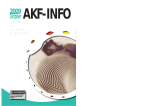 AKF-Info: Humanisierung von Schwangerschaft, Geburt und der Zeit