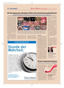 Stunde der Wahrheit. - Dental Tribune International