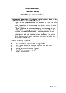 Seite 1 von 11 Gebrauchsinformation Paracodin