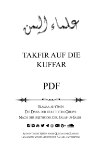 Takfir auf die Kuffar - ulamaa-al