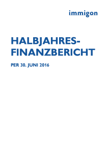 halbjahres- finanzbericht