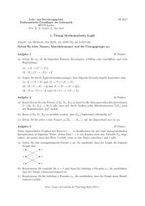 1. Übung Mathematische Logik - RWTH