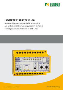 ISOMETER® IR470LY2-60