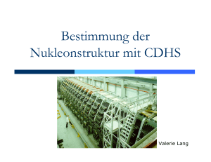 Bestimmung der Nukleonstruktur mit CDHS