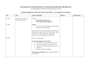 Vorschlag einer Unterrichtseinheit für die