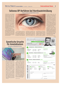 Genetische Ursache für Ameloblastom Seltenes OP