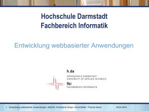 Hochschule Darmstadt Fachbereich Informatik - fbi.h