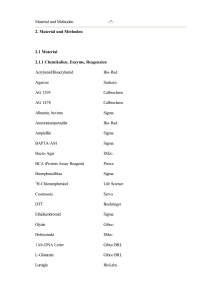 2. Material und Methoden 2.1 Material 2.1.1 - diss.fu