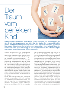 Der Traum vom perfekten Kind