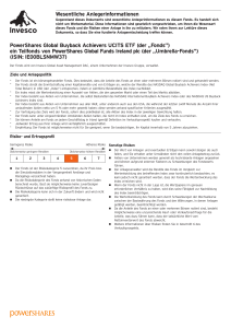 PowerShares Global Buyback Achievers UCITS ETF