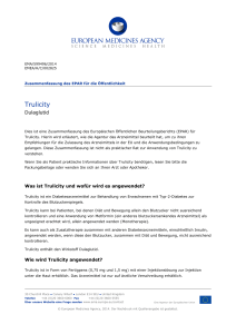 TRULICITY, INN-dulaglutide - European Medicines Agency