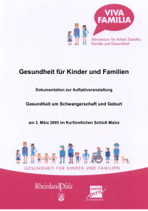 Gesundheit f&uuml;r Kinder und Familien