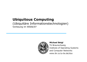 Ubicomp: Middleware