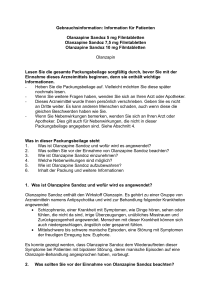 Gebrauchsinformation: Information für Patienten Olanzapine