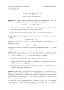 Fachbereich Mathematik und Informatik Wintersemester 2004/05