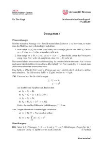 Übungsblatt 5 - math.uni