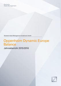 Oppenheim Dynamic Europe Balance