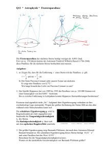 Q12 * Astrophysik * Fixsternparallaxe - Rasch-Web