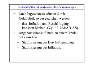 Inflation und Erwartungsbildung - macroeconomics.tu