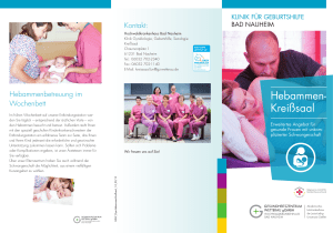 Hebammen- Krei&szlig;saal