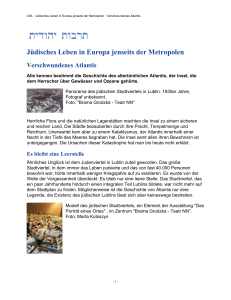LWL · Jüdisches Leben in Europa jenseits der Metropolen