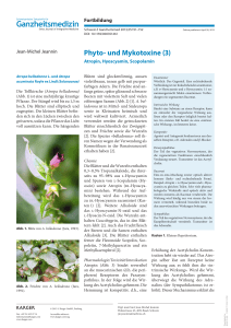 Phyto-und Mykotoxine (3)