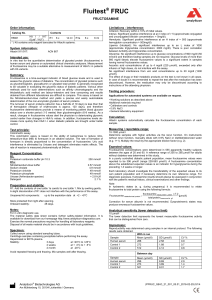 Fluitest CHE - Analyticon® Biotechnologies AG