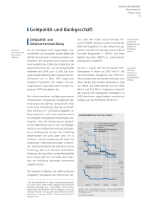 Geldpolitik und Bankgeschäft