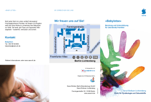 Babylotse - Sana Klinikum Lichtenberg