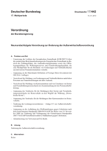 Verordnung - DIP21 - Deutscher Bundestag