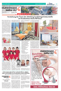 Rundum geborgen! - Krankenhaus Maria Hilf Daun