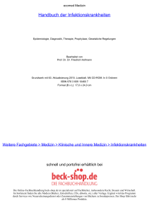 Handbuch der Infektionskrankheiten - ReadingSample - Beck-Shop