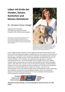 Proceedings 2009 Onkologie Schönbrunn - Tierklinik Dreier