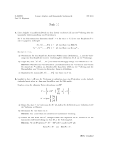 Serie 10 - D-MATH