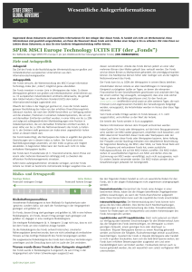 SPDR MSCI Europe Technology UCITS ETF