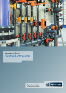 Automatik-Armaturen - thyssenkrupp Plastics