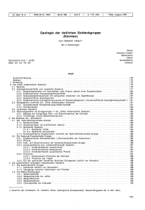 Geologie der östlichen Goldeckgruppe (Kärnten)