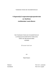 1-Organosilyl-3-organostannylpropanderivate zur