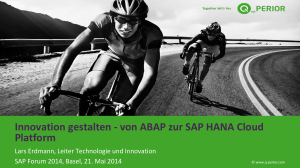 von ABAP zur SAP HANA Cloud Platform