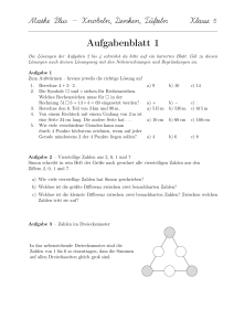 Aufgabenblatt 1 - MO-Ni