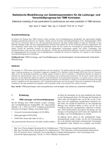 Gesteinsparameter - Köppl et al